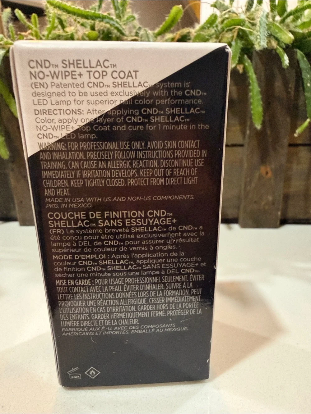 CND Shellac No-Wipe Top Coat - NIB